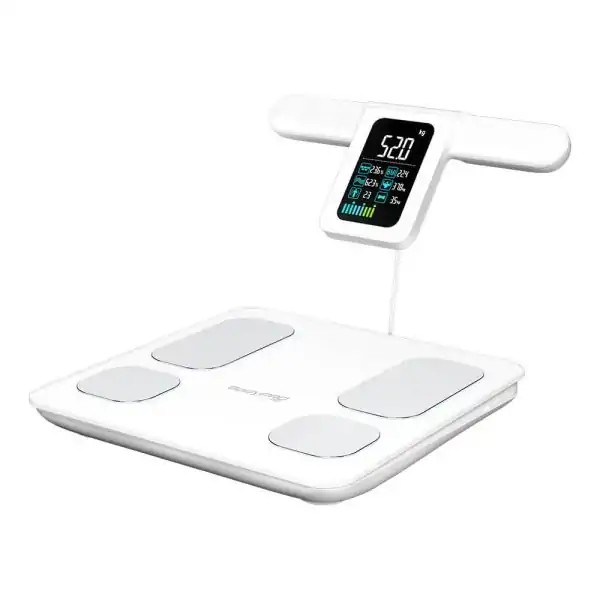 Báscula inteligente BodyPro GO con mango retráctil