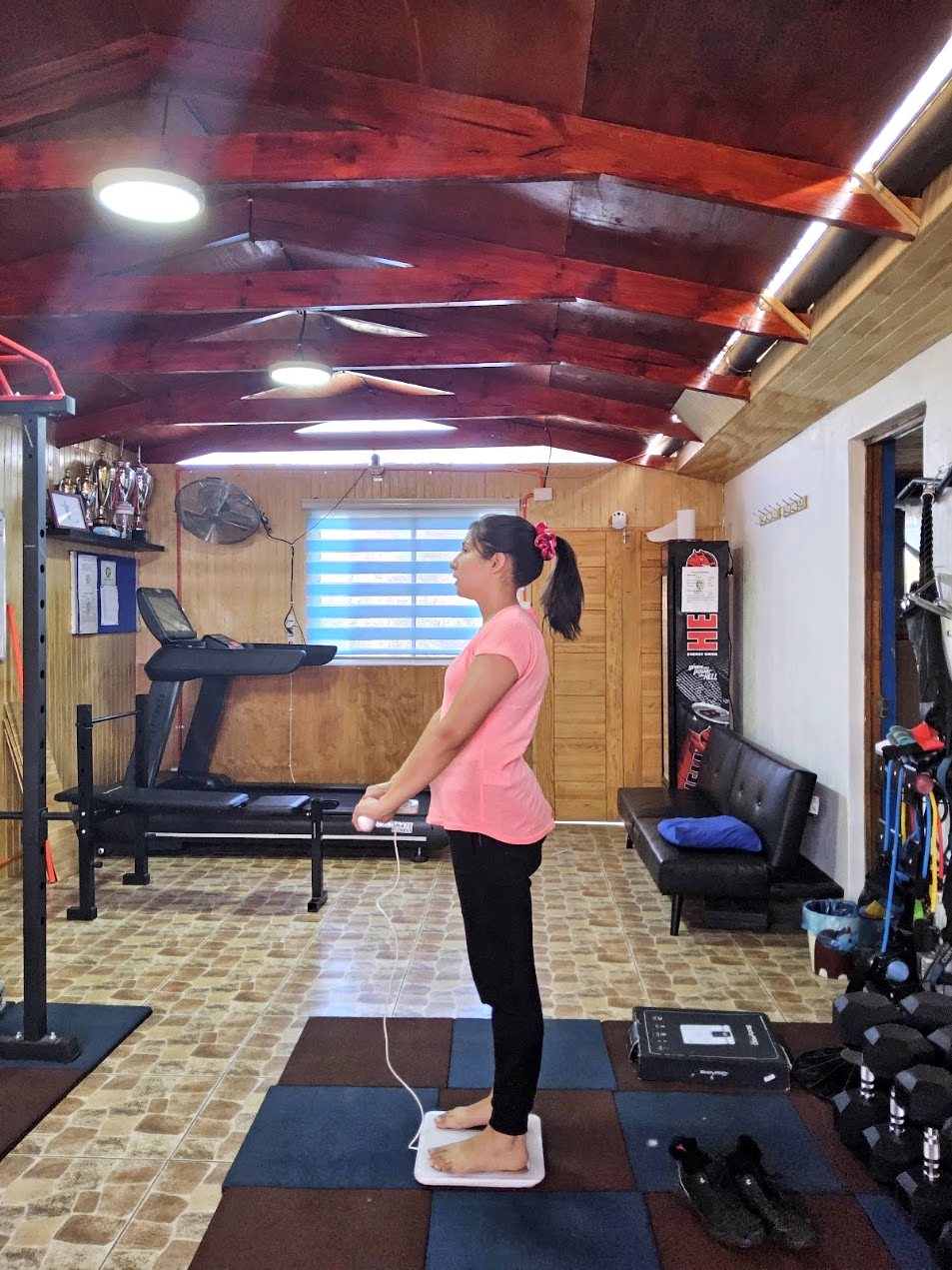 Evaluación de bioimpedancia en la sala